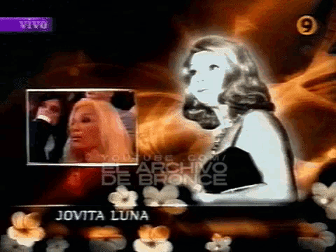 a video of jovita luna is being displayed on a screen