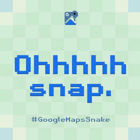 an advertisement for google maps snap with a map icon
