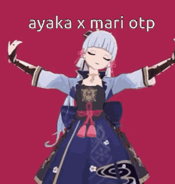 Ayaka Ayaka Loves Mari GIF - Ayaka Ayaka Loves Mari Ayaka Kamisato GIFs
