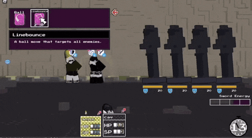 a screenshot of a video game with a purple screen that says tacticalangle used firebrand