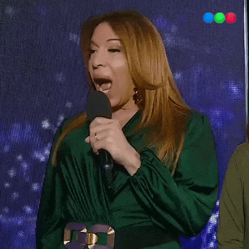 Sorprendido Lizy Tagliani GIF - Sorprendido Lizy Tagliani Got Talent Argentina GIFs