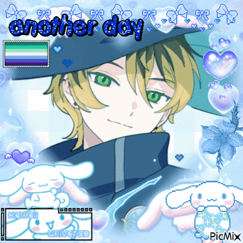a picture of a boy with another day written on the top