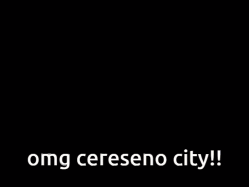 a picture of a city with the words omg ceresno city written on it