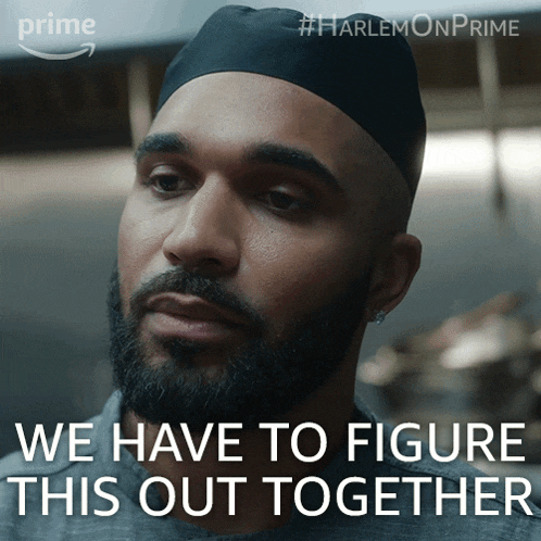 We Have To Figure This Out Together Ian Walker GIF - We Have To Figure This Out Together Ian Walker Harlem GIFs