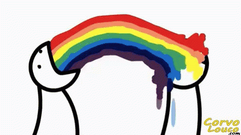 Love Rainbow GIF - Love Rainbow Vomit GIFs
