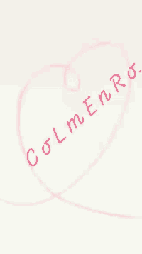 a drawing of a heart with the words " coeur fleur " written in pink