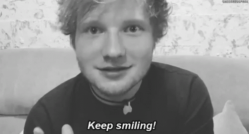 Ed Sheeran GIF - Smile Edsheeran Happy GIFs