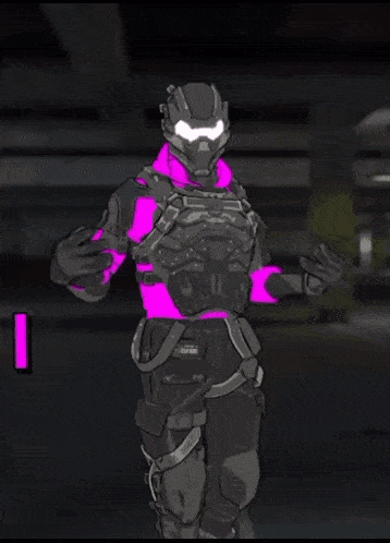 a silhouette of a person standing in front of a purple background with their hands outstretched .