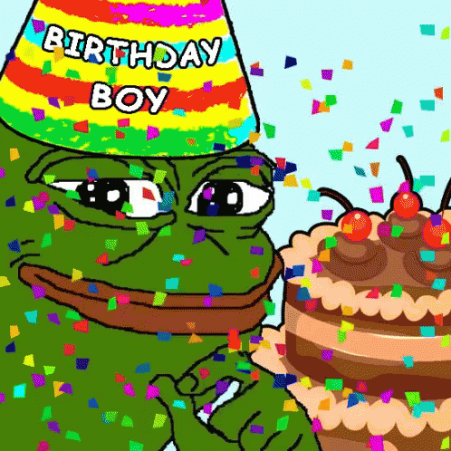 Pepe Birthday GIF