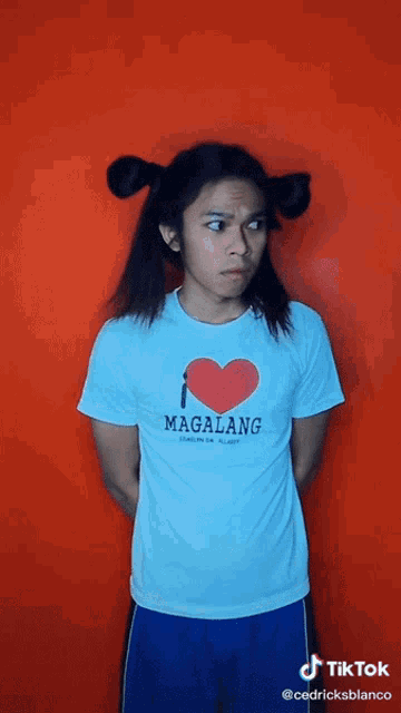 a man wearing a white shirt that says magalang