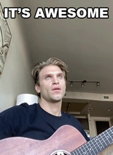 Its Awesome Keegan Allen GIF - Its Awesome Keegan Allen Cameo GIFs