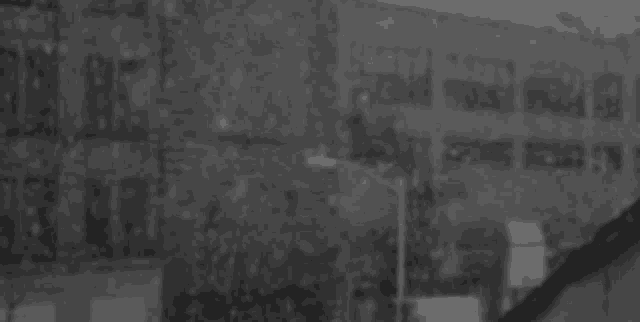 a black and white photo of darkside written on a window