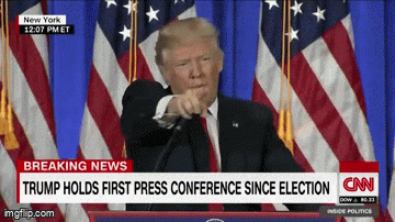 donald trump is giving a speech on cnn news