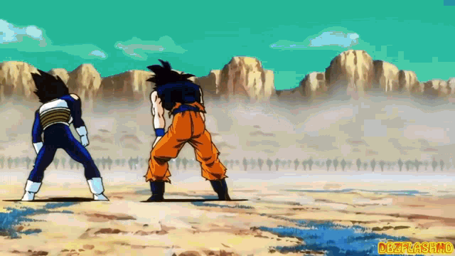 Goku Vegeta GIF - Goku Vegeta Power Up GIFs