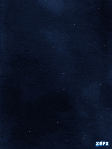a painting of a cloudy sky with xefx written on the bottom right