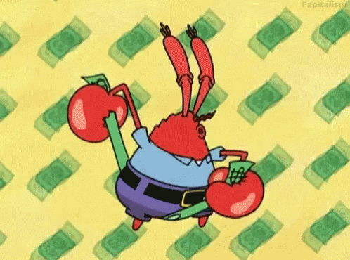Mr Krabs Spongebob GIF - Mr Krabs Spongebob Fat GIFs