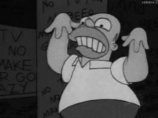 Entrenar Homer Simpson GIF