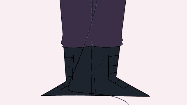 a cartoon character is holding a microphone in his hand