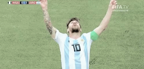 Fifa Tv Messi GIF - Fifa Tv Messi Hands Up - Discover & Share GIFs