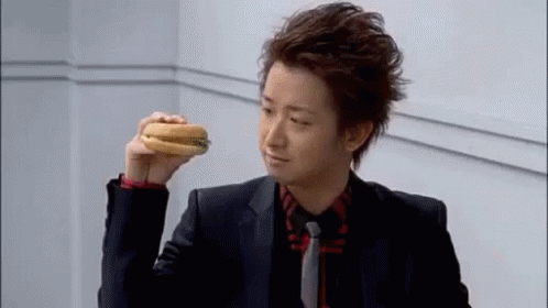 Talking Burger - Satoshi Ohno GIF - Satoshi Ohno Talking Burger GIFs