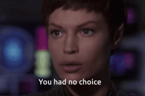 You Had No Choice Tpol GIF - You Had No Choice Tpol Star Trek Enterprise GIFs