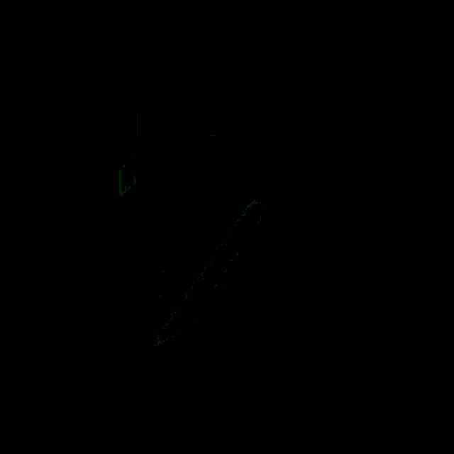 the number seven is green and glowing in the dark on a black background .