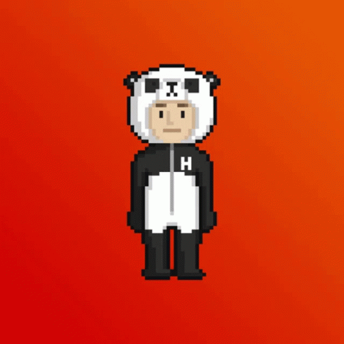 Hirflip Panda GIF - Hirflip Panda Costume GIFs