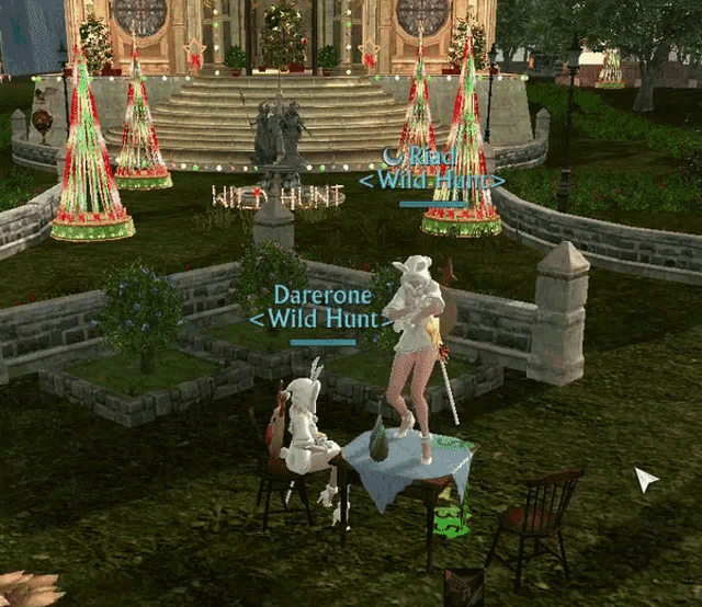 a screenshot of a video game with darerone wild hunt in the corner