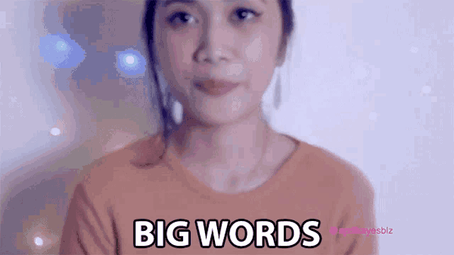 Big Words April Kaye Sabalza GIF