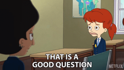 That Is A Good Question Jessi Glaser GIF - That Is A Good Question Jessi Glaser Big Mouth GIFs