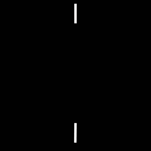 a black and white circle with a letter a in the center