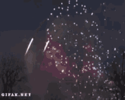 a picture of fireworks that looks like a penis is on a website called gifak.net