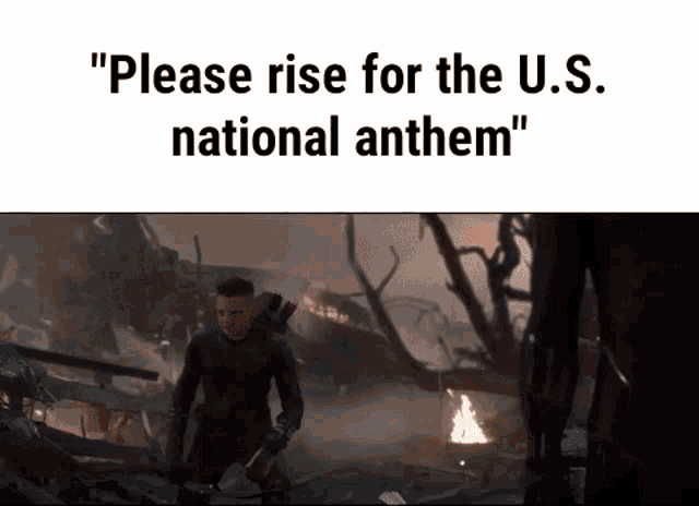 National Anthem Please Rise GIF - National Anthem Please Rise Avengers Endgame GIFs