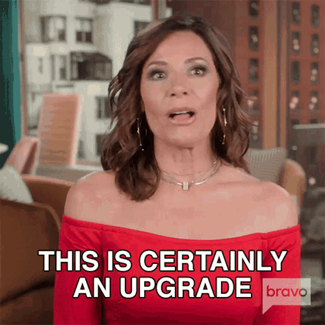 This Is Certainly An Upgrade Real Housewives Of New York GIF - This Is Certainly An Upgrade Real Housewives Of New York This Is Better GIFs