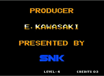a logo for neo geo the future is now snk is shown