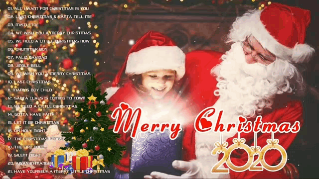 Merry Christmas To All Santa GIF - Merry Christmas To All Santa Gift GIFs