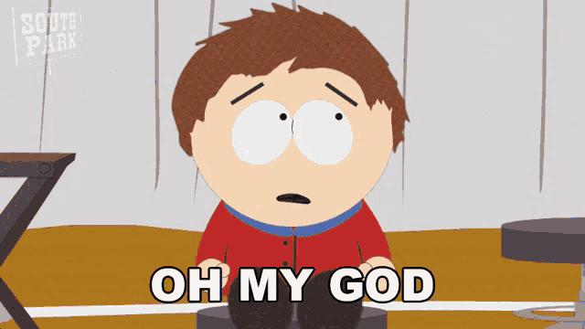 a south park character says oh my god