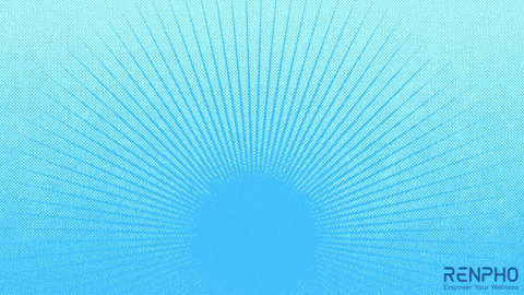 renpho empower your wellness advertisement with a blue background