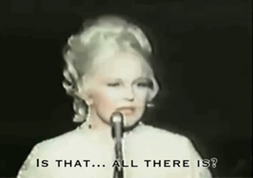 Peggy Lee Is That All There Is GIF - Peggy Lee Is That All There Is Jazz Singer GIFs