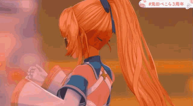 two anime characters are standing next to each other and one of them is wearing a pirate outfit