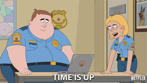 Time Is Up Dusty Marlow GIF - Time Is Up Dusty Marlow Gina Jabowski GIFs
