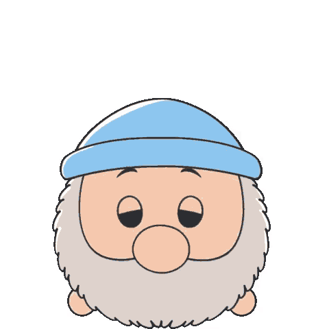a cartoon illustration of a sleeping santa claus