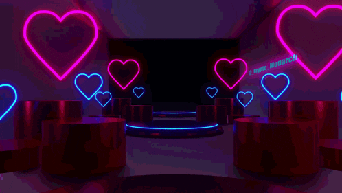 a neon sign that says " fam " and " 6m "