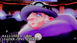 a cartoon character with the name balloniea gym leader opal fairy