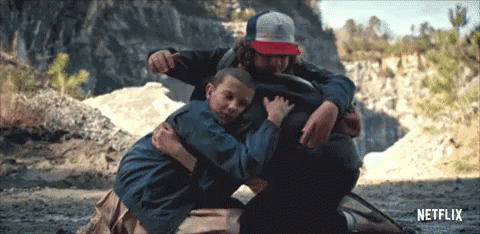 Bring It Together GIF - Stranger Things Hug Friends GIFs