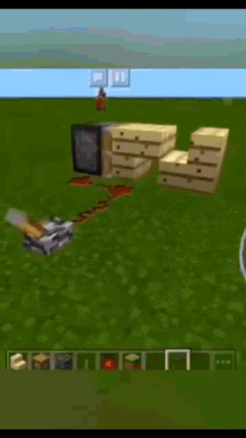 a screenshot of a video game showing a stack of beeshives