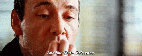 Kevin Spacey Hes Gone GIF