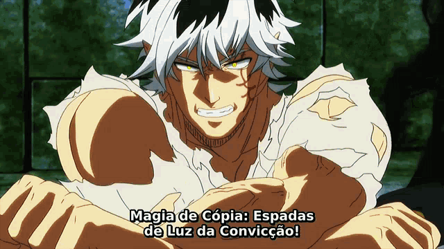 a cartoon of a man with the words magia de copia