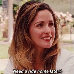 U Need A Ride? GIF - Bridesmaids Rose Byrne Need A Ride Home GIFs