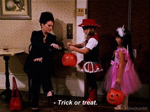 When My House Ran Out Of Candy On Halloween GIF - Halloween Trick Or Treat Wine GIFs